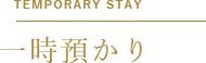 一時預かり